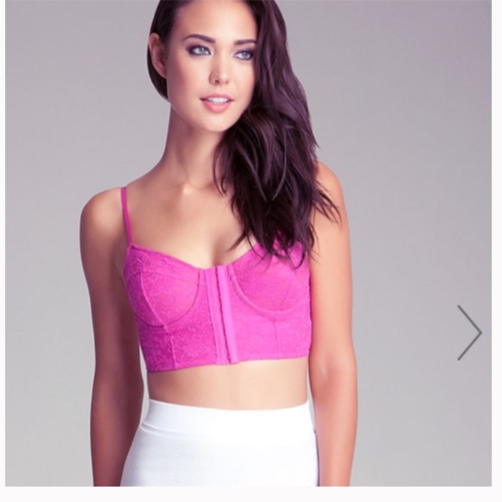 NWOT Bebe lace bustier